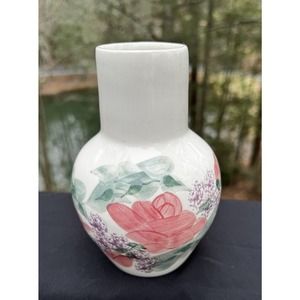 Vintage Pottery by Levine Floral Vase No Chips Beautiful No Cracks -A12